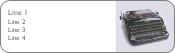 Old Typewriter Return Address Labels
