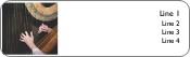 Playing a Harp Return Address Labels