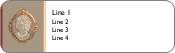 Cameo Pin Return Address Labels