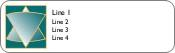 Green Diamonds Return Address Labels