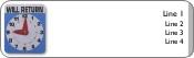 Will Return Clock Return Address Labels