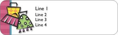 In the Bag Return Address Labels