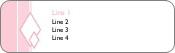 Diamonds 1905 Return Address Labels