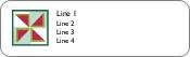 Pinwheel Pattern Return Address Labels