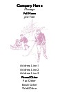 Sledging and Skiing Full Colour Business Cards