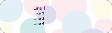 Pastel Balls Return Address Labels