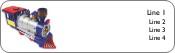 Toy Choo-Choo Train Return Address Labels