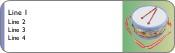 Child's Drum Return Address Labels