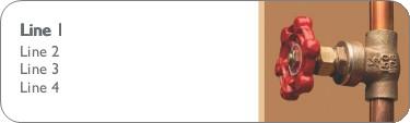 Copper Water Pipes Return Address Labels