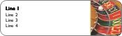 Casino Roulette Wheel Return Address Labels