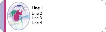 Cleaning Time Return Address Labels