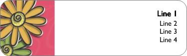 Daisy Delight Return Address Labels