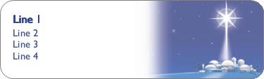 Star of Wonder Return Address Labels