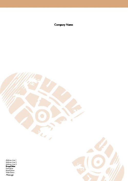 Take a Step A4 Recycled Letterhead