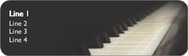 Tickle the Ivories Return Address Labels
