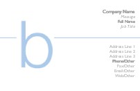 Modern B
