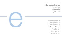 Modern E