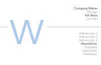 Modern W