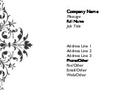 Elegant Trim Recycled Business Cards