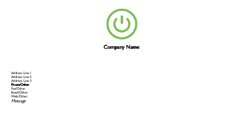 Powered On Full Colour Compliment Slips
