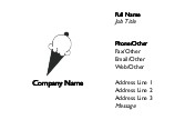 Single Scoop of Sweetness Recycled Business Cards