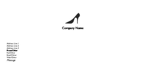 Best Foot Forward Full Colour Compliment Slips