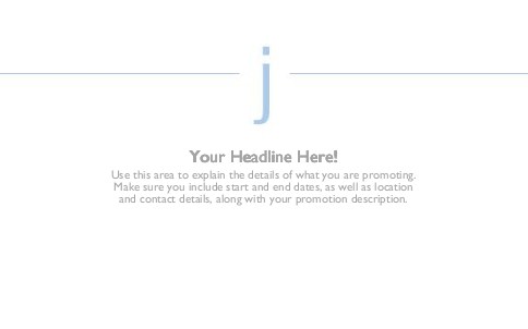 Modern J Full Colour Oversized Postcards