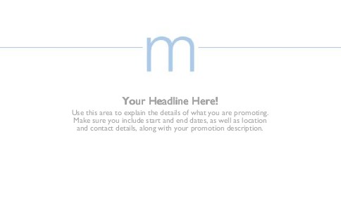 Modern M Full Colour Oversized Postcards