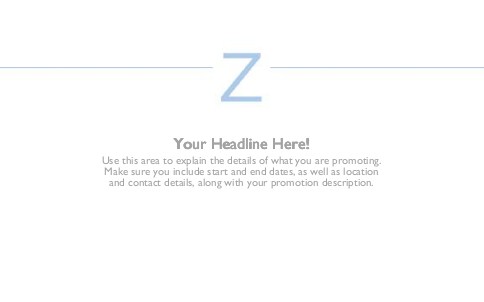 Modern Z Full Colour Oversized Postcards
