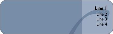 Blue Pound Sign Return Address Labels