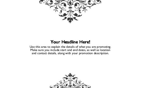 Elegant Trim Full Colour Oversized Postcards