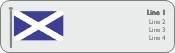 Scottish Flag Return Address Labels