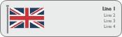 Union Jack Return Address Labels