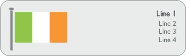 Irish Flag Return Address Labels