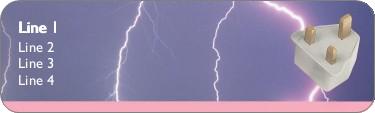 It's Electric Return Address Labels