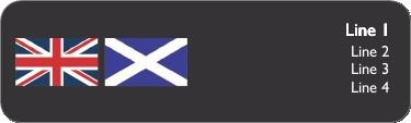 United with Scotland Return Address Labels
