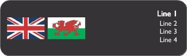 United with Wales Return Address Labels