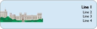 Windsor Castle Return Address Labels