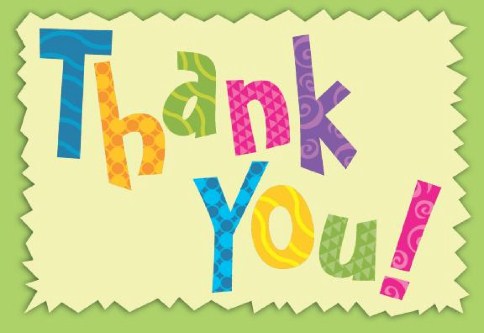 Bright and Cheery Thanks Thank You Cards