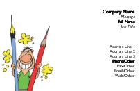 Creative Genius Full Colour Business Cards