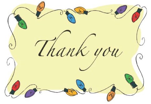 De-light-ful Thanks Thank You Cards