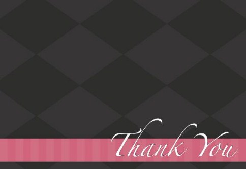 Deco Delight Thank You Cards