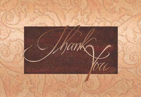 Elegant Appreciation Thank You Cards