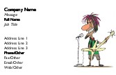 Rebel Rocker Full Colour Business Cards
