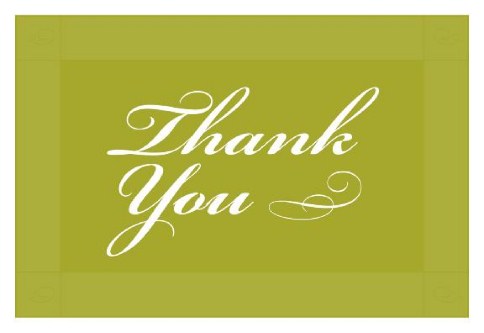 Sincerity Thank You Cards