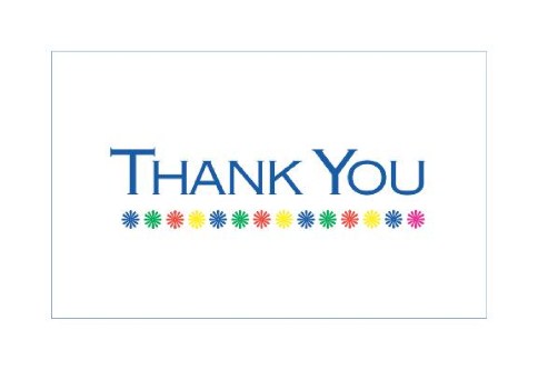 Spectrum of Thanks Thank You Cards