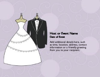 Dressed to the Nines Large Save the Date Magnets