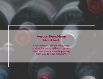 Message on a Bottle Large Save the Date Magnets