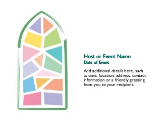 Baptismal Blessings Large Save the Date Magnets