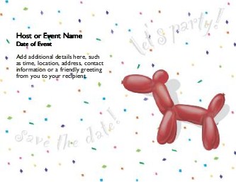 Friendly Party Favour Large Save the Date Magnets